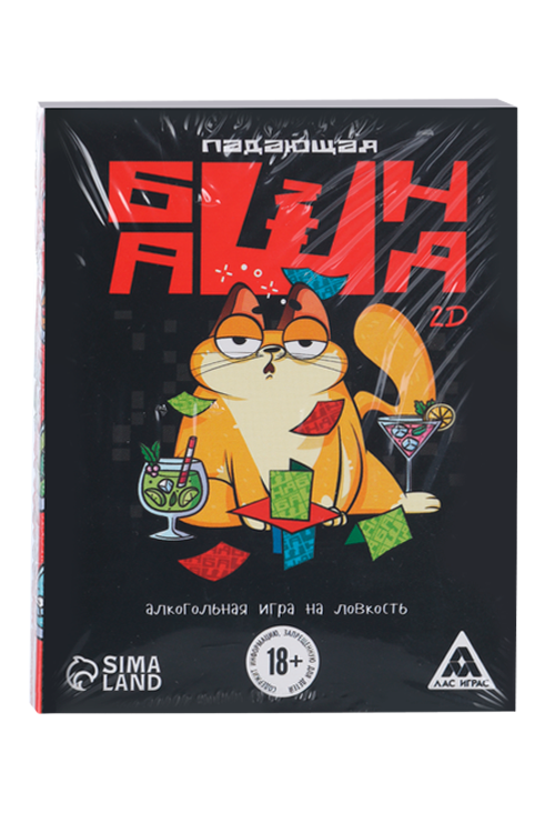 Настольная игра ЛАС ИГРАС «Падающая башня 2D», с фантами