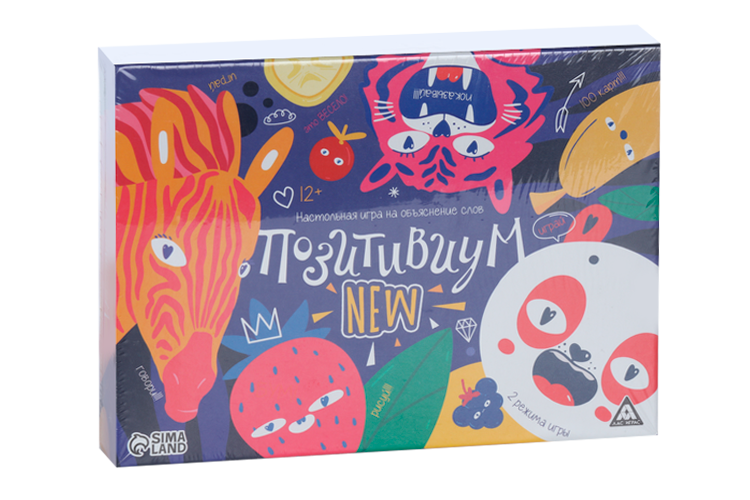 Настольная игра на объяснение слов ЛАС ИГРАС «Позитивиум» NEW, 12+