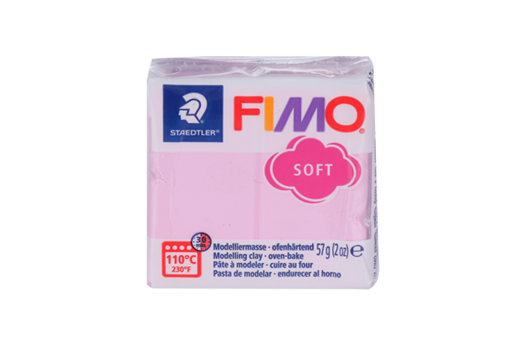 Пластика-полимерная глина FIMO effect 57 г пастельно-розовый