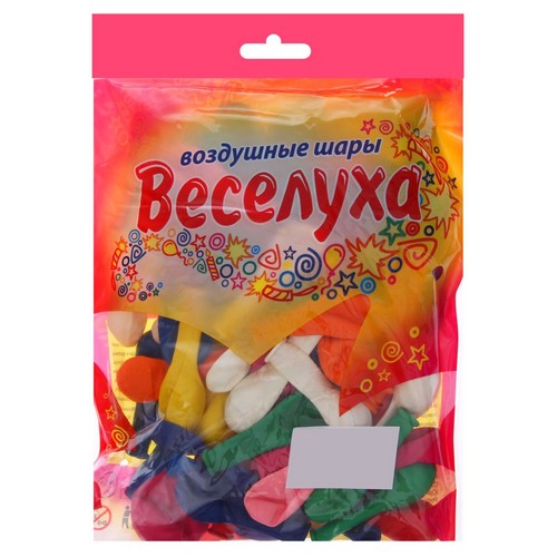 Шар Веселуха латексный водные бомбочки, пастель, набор 100 шт , цвета микс