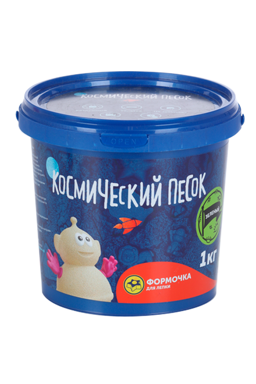 Космический песок зеленый 1 кг