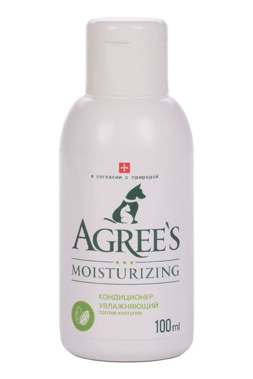 Кондиционер Agrees for pets MOISTURIZING против колтунов увлажняющий