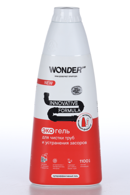 Экогель WONDER LAB д/чистки труб/устранения засоров 1 100 мл