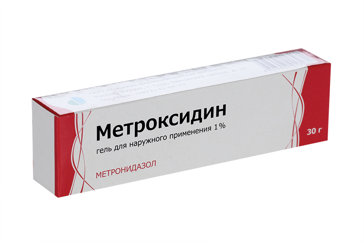 Метроксидин 1%, 30 г, гель для наружного применения