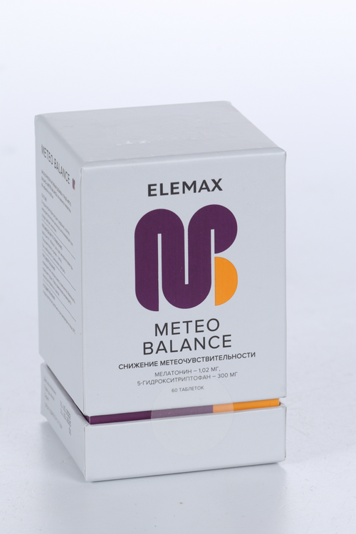 Метео баланс, 500 мг, 60 шт, таблетки ELEMAX
