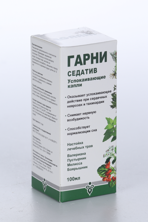 Гарни Седатив Успокаивающие, 100 мл, капли для приема внутрь