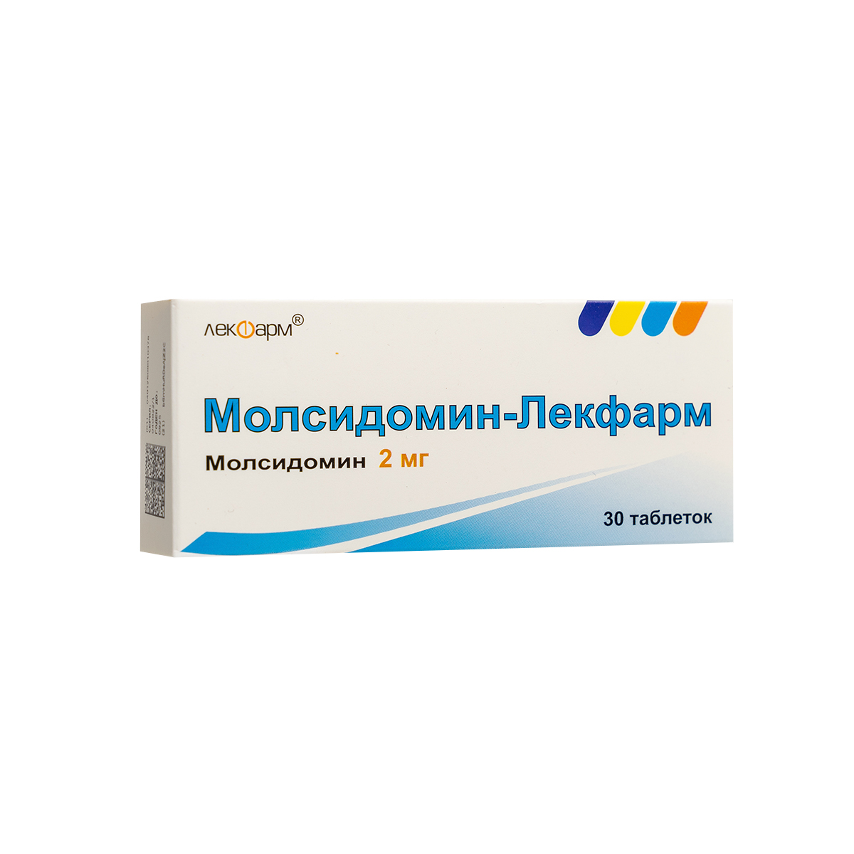 Молсидомин-Лекфарм 2 мг, 30 шт, таблетки