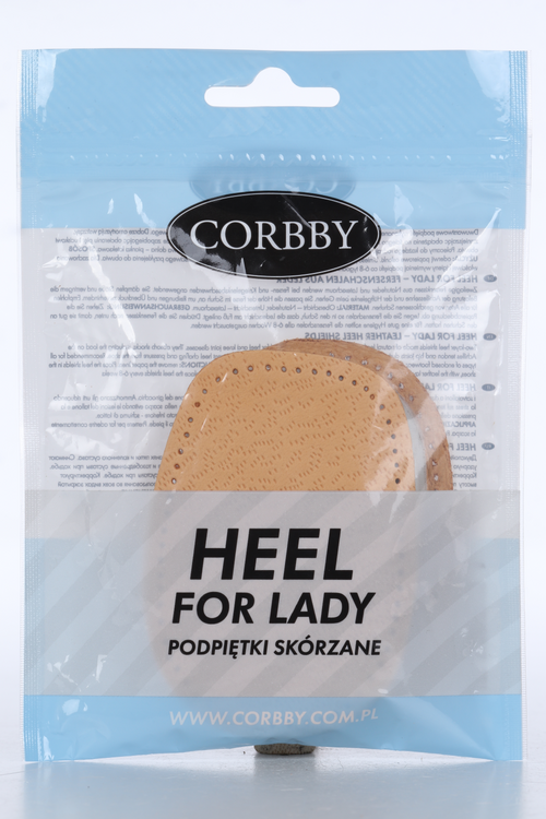 Подпяточник Corbby Heel for lady латекс перфорир основа натур кожа жен б/р