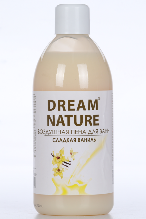 Пена д/ванн Dream Nature Воздушная Сладкая ваниль с ароматом ванили, 1 л