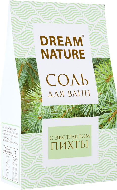 Соль д/ванн Dream Nature природная Пихта, 500 г