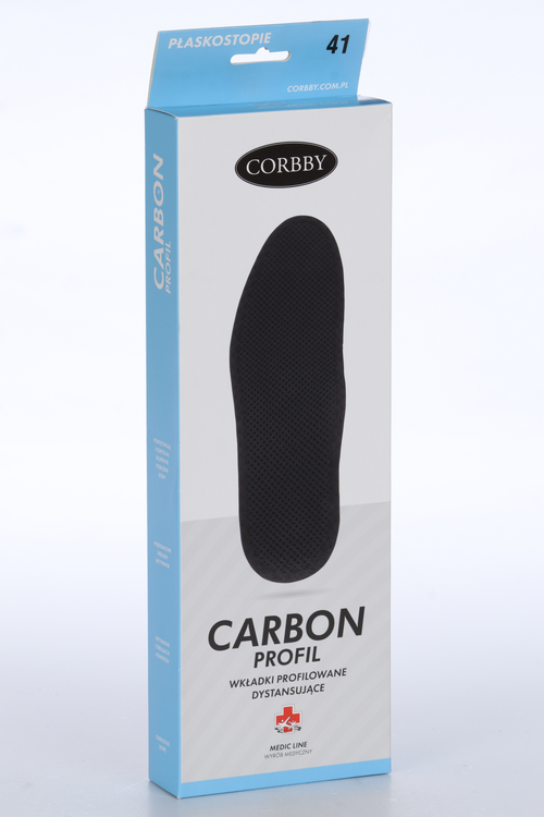 Стельки Corbby Carbon Profile латекс основа мембран ткань жест супинатор р 41