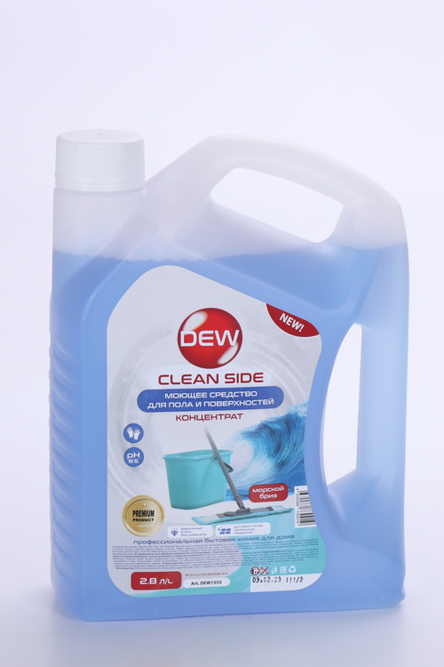 Средство DEW Clean Cide моющее универ д/пола/поверхностей голубой 2,8 л