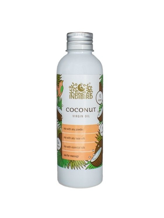 Масло Indibird Кокос холод отжим (Coconut Oil Virgin) д/ухода за кожей/средство д/загара, 150 мл