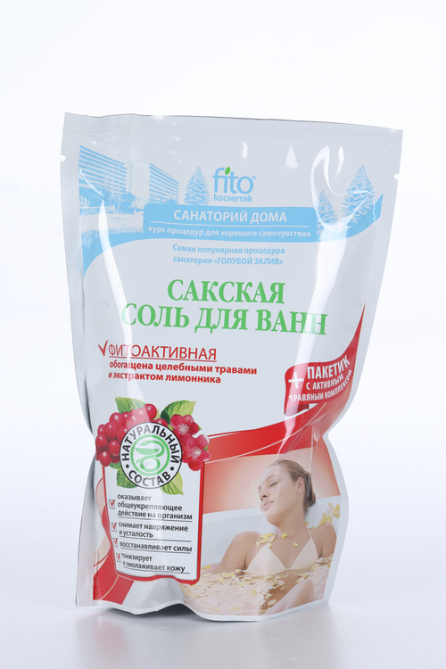 Соль д/ванн Санаторий дома Сакская фитоактивная, 530 г