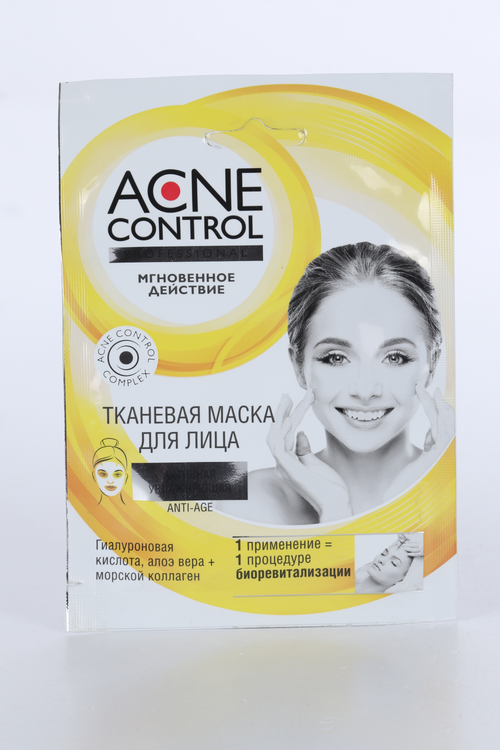 Маска Acne Control Professional тканевая Активная увлажняющая д/лица, 25 мл