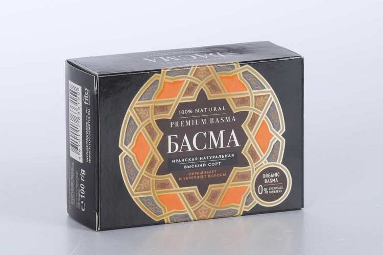 Басма Фитокосметик Premium Иранская натуральная, 100 г