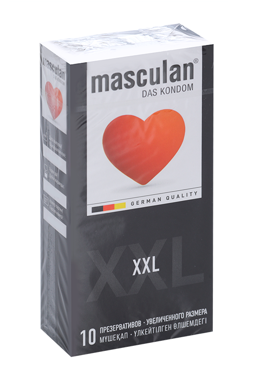 Презервативы Masculan DAS KONDOM XXL увеличенный размер, 10 шт