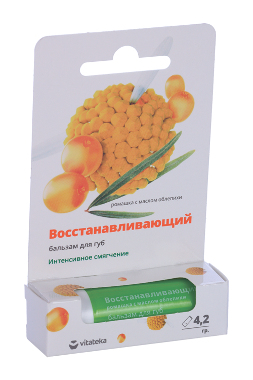 Бальзам д/губ Витатека ромашка и облепиха, 4,2 г