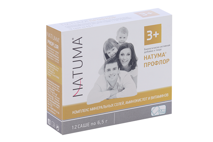 Натума Профлор Апельсин (3+), 12 шт, саше