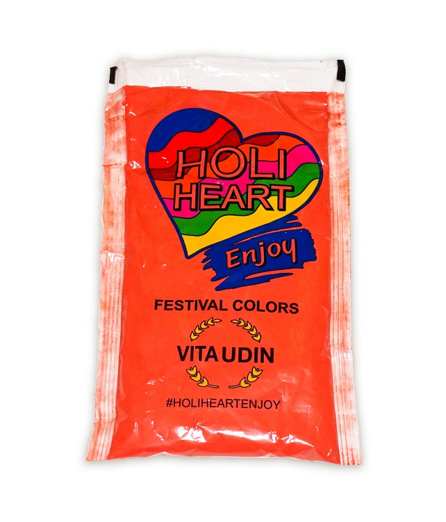 Краска Vita Udin Holi Heart Enjoy красная 120 г, (4634444178399)
