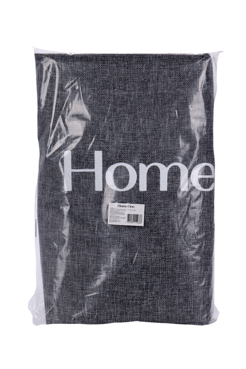 Корзина д/белья Home One полиэстер серая