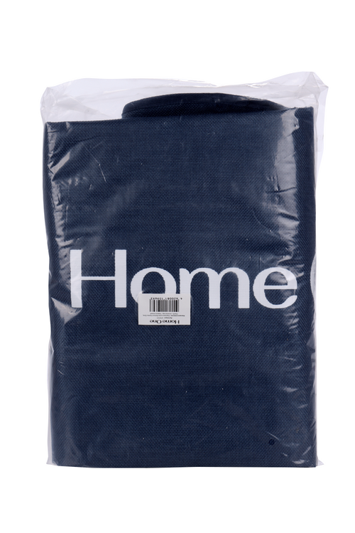 Корзина д/белья Home One полиэстер темно-синяя