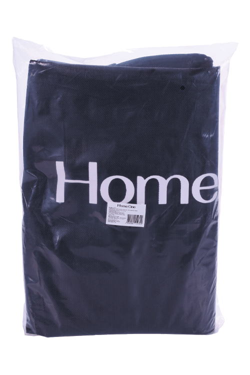 Корзина д/белья Home One полиэстер черная