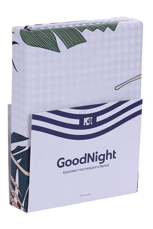 Постельное белье GoodNight Сатин Делюкс с компаньоном 1,5 сп с наволочкой 50х70 (91)
