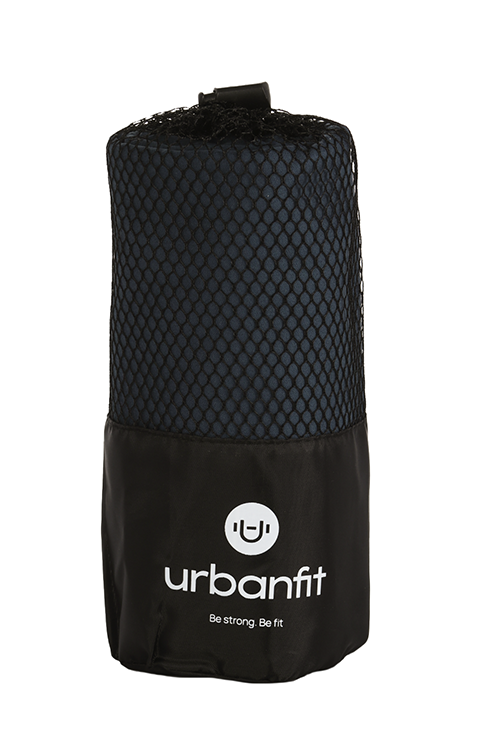 Полотенце Urbanfit спортивное охлаждающее микрофибра темно-синий