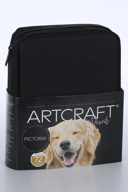 Набор Pictoria цветных карандашей Artcraft в кейсе 72 шт