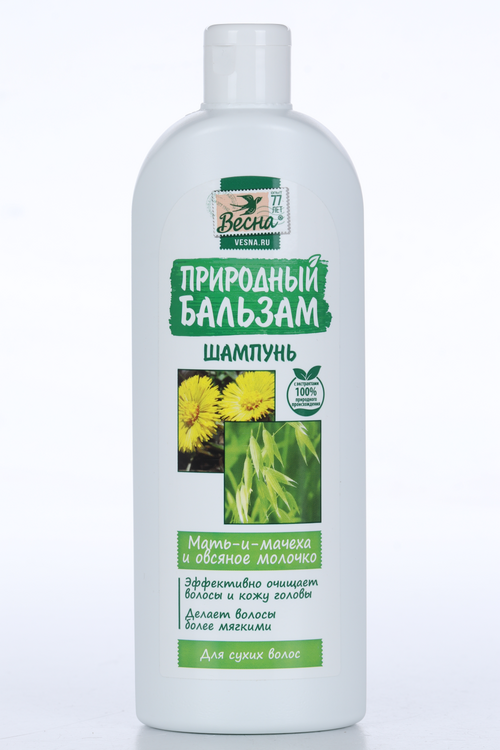 Шампунь Весна мать-и-мачеха и овсяное молочко, 430 г, (4601313013815)