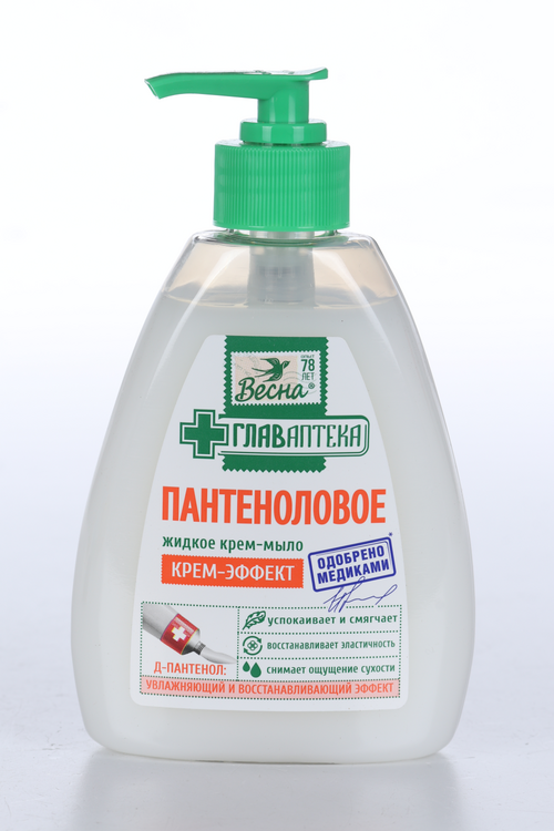 Мыло Весна Главаптека Пантеноловое жидкое лечебное, 280 г