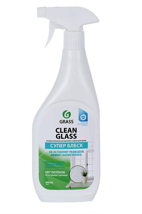 Средство GRASS Clean Glass Супер блеск с эффект антистат чистящ 600 мл