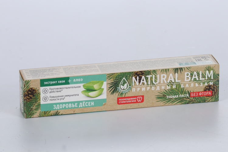 З/паста Natural Balm Здоровье десен Экстракт хвои+Алоэ, 85 г