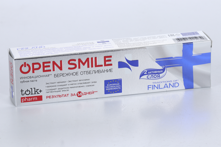 З/паста Tolk Open smile Traditions of Finland инновационная, 100 г, в пенале