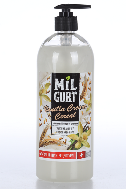 Крем-мыло Milgurt Ванильный йогурт со злаками жид, 860 г