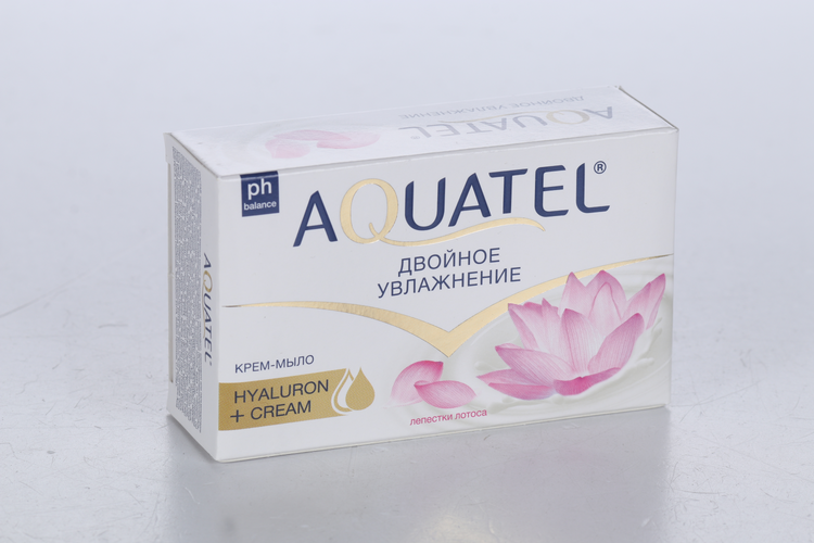 Крем-мыло Aquatel лепестки лотоса твердое, 90 г