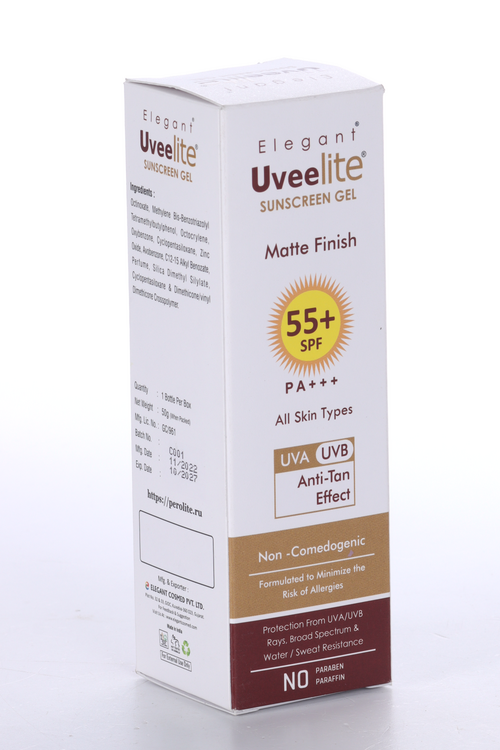 Гель UveeLite SPF55+ солнцезащитный, 50 г