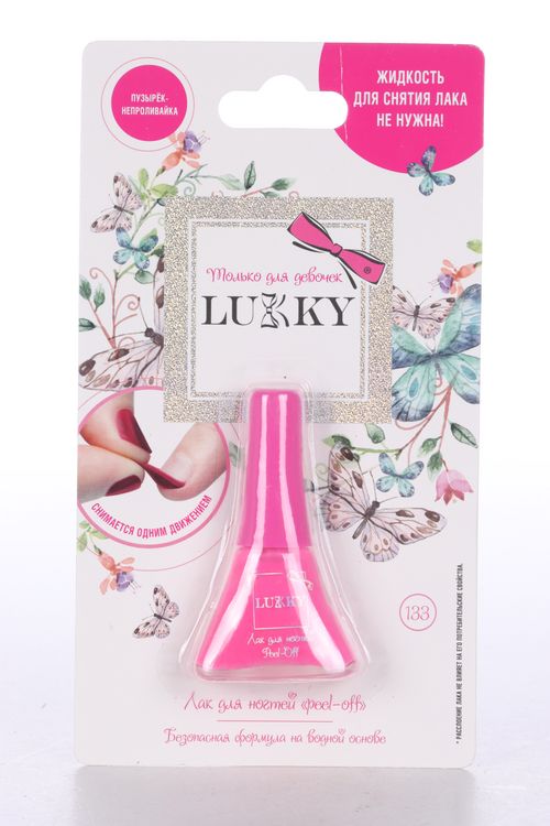 Лак Lukky Фуксия цвет 133 5,5 мл
