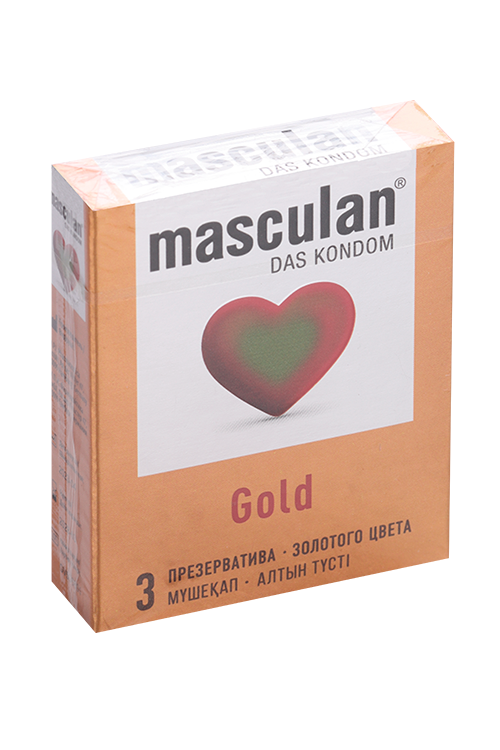 Презервативы Masculan Gold, 3 шт