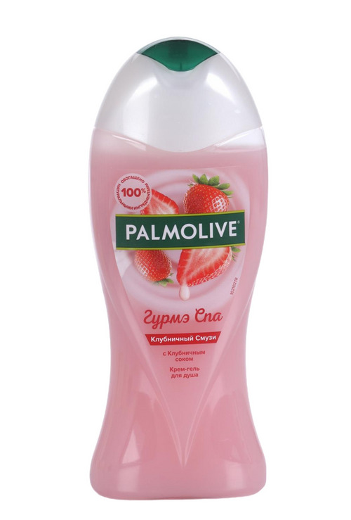 Крем-гель д/душа PALMOLIVE Гурмэ СПА Клубнич Смузи с клубнич соком, 250 мл