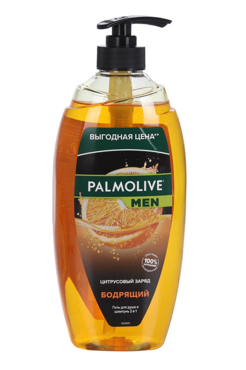 Гель д/душа Palmolive Men Цитрусовый Заряд Бодрящий 3 в 1, 750 мл