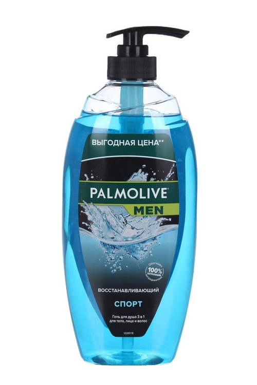 Гель д/душа Palmolive Men Спорт Восстанавливающий 3 в 1, 750 мл