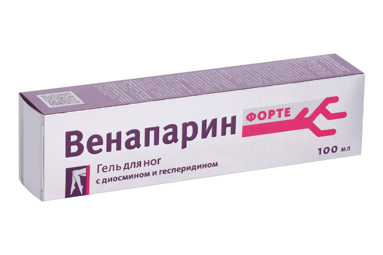 Гель Венапарин-Форте охлажд д/ног, 100 мл