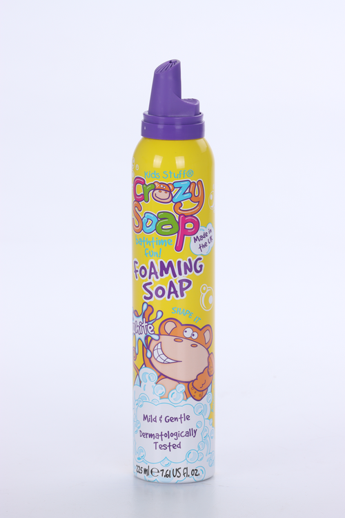 Мусс-пена Kids Stuff д/детских забав и купания в ванной белая, 225 мл