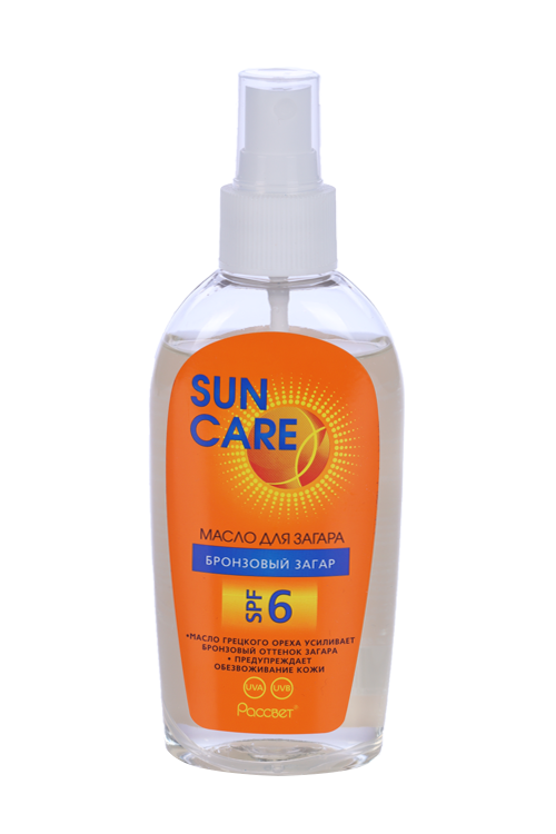 Масло-спрей Sun Care д/загара Бронзовый загар SPF 6, 150 мл