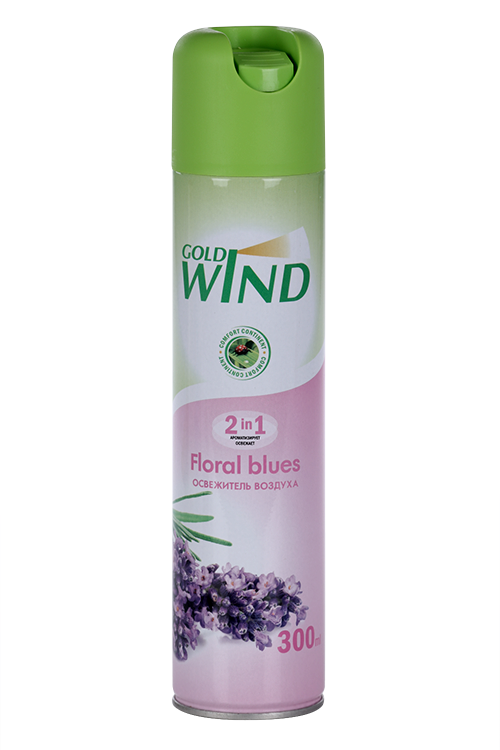Освежитель воздуха Gold wind 2 в 1 Floral bluesl 300 мл
