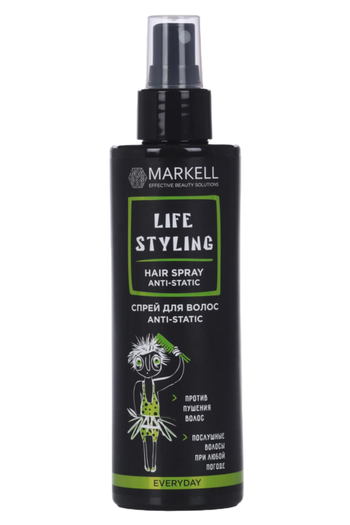 Спрей Markell Anti-Static д/волос, 195 мл, (4810304019570)