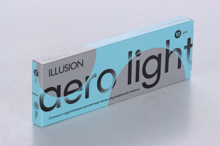 Линзы ILLUSION Aero Light контактные 2 недели (диоптрия -2,75), 10 шт