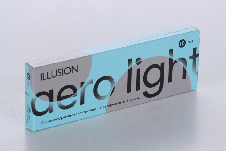Линзы ILLUSION Aero Light контактные 2 недели (диоптрия -3,0), 10 шт